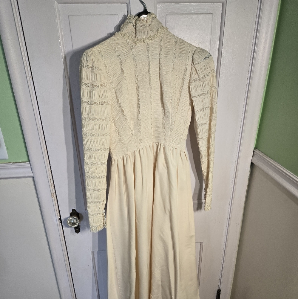 Bonwit Teller 1970s Wedding Dress